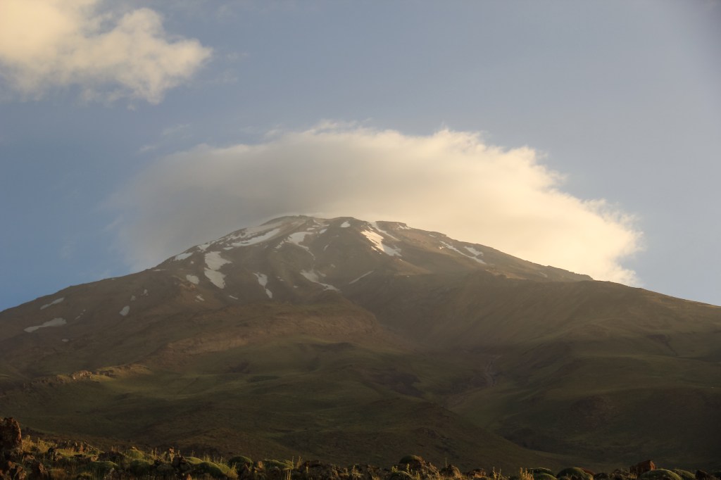 Damavand, the highest volcanic mountain in Asia